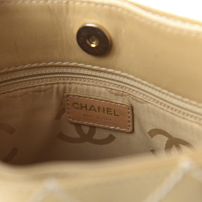 Chanel Calfskin Quilted Surpique Stitch Small Tote Beige 8 of 10