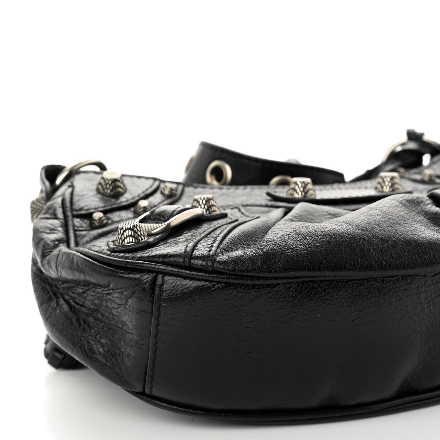 Balenciaga Agneau Arena Le Cagole Shoulder Bag XS Black 8 of 9