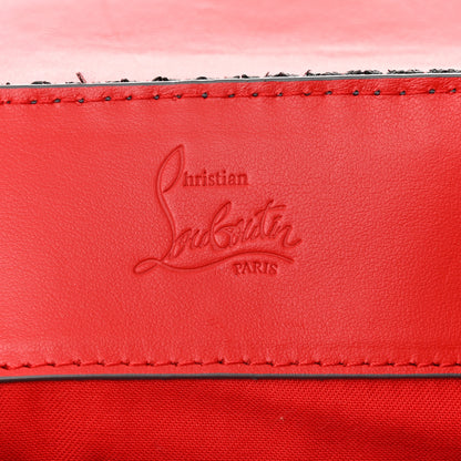 Christian Louboutin Calfskin Spiked Small Explorafunk Backpack Charbon 6 of 9
