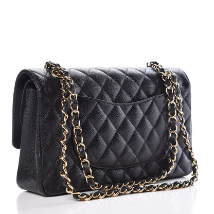 Chanel Caviar Quilted Medium Double Flap Black 4 of 22