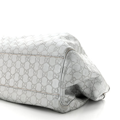 Gucci Guccissima Large Sukey Tote Silver 10 of 16