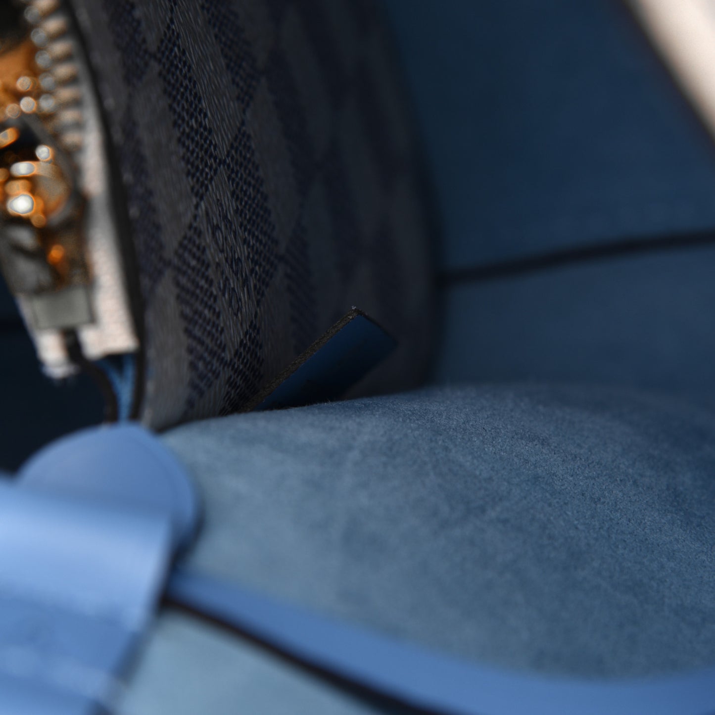 Damier Azur Neonoe MM Bleuet