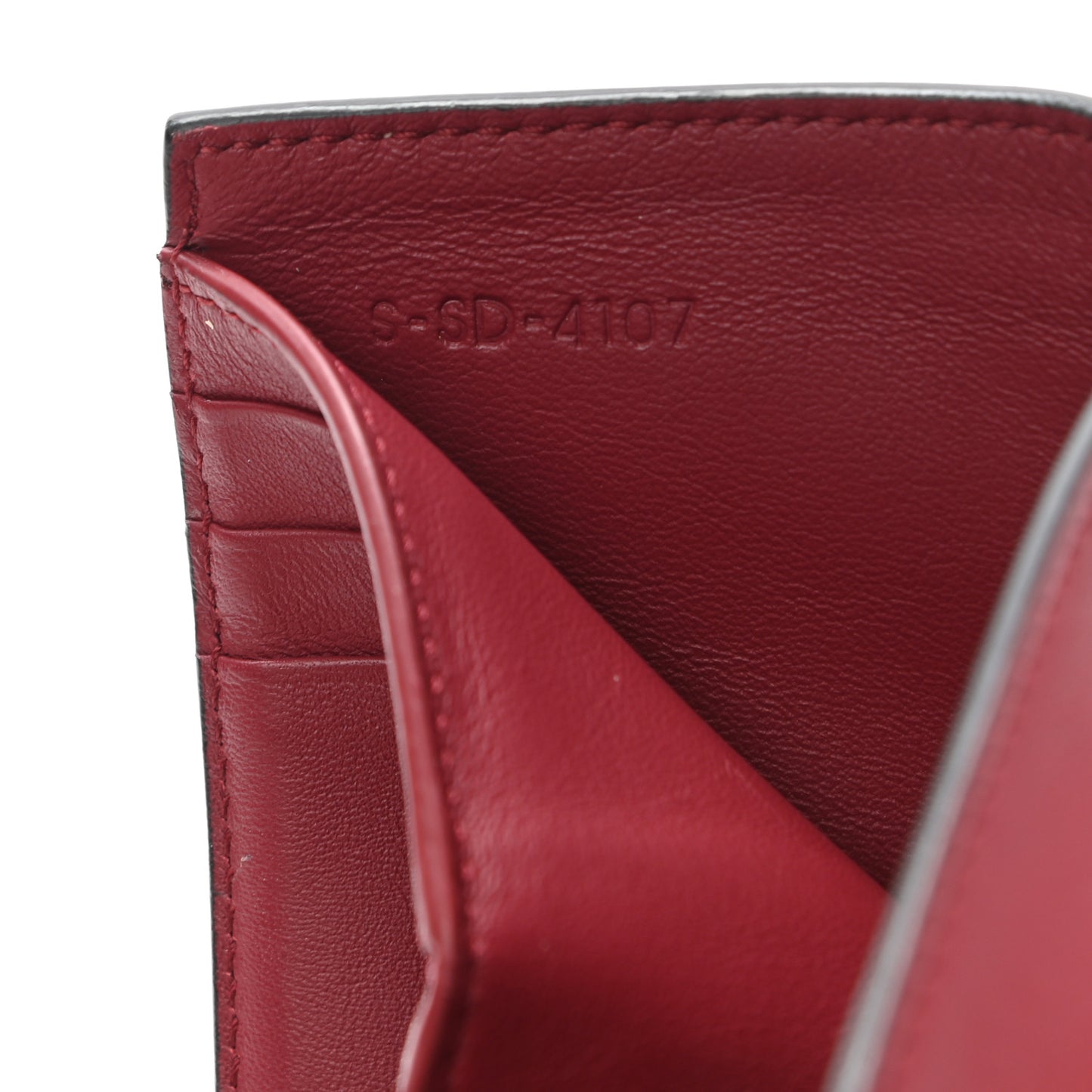 Liege Calfskin Tri-Color Pocket Card Holder Multicolor