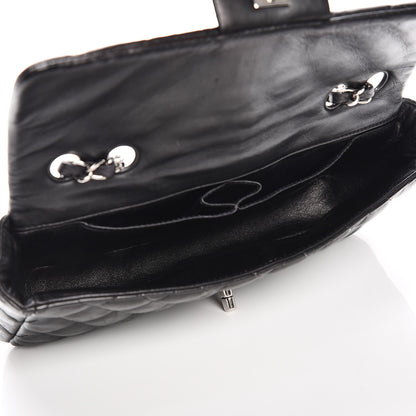Chanel Lambskin Quilted East West Flap Black 5 of 7