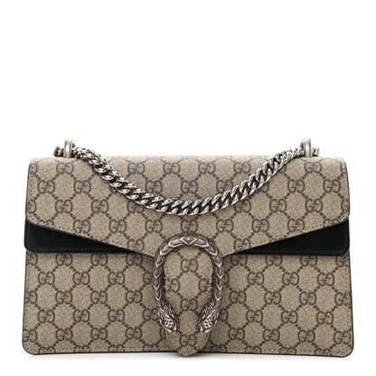 Gucci GG Supreme Monogram Small Dionysus Shoulder Bag Black 1 of 8