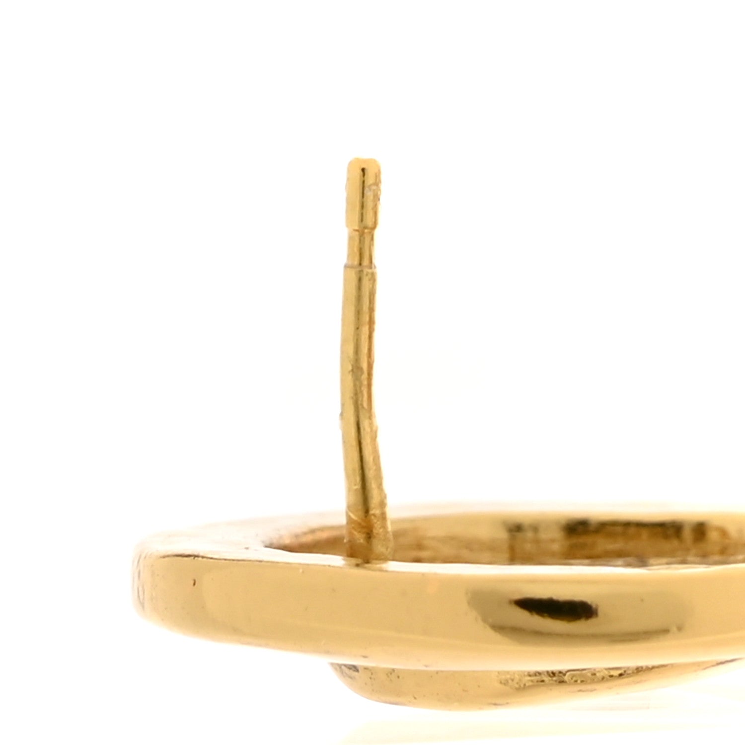 Chanel Metal CC Swirl Dangle Earrings Gold 5 of 6
