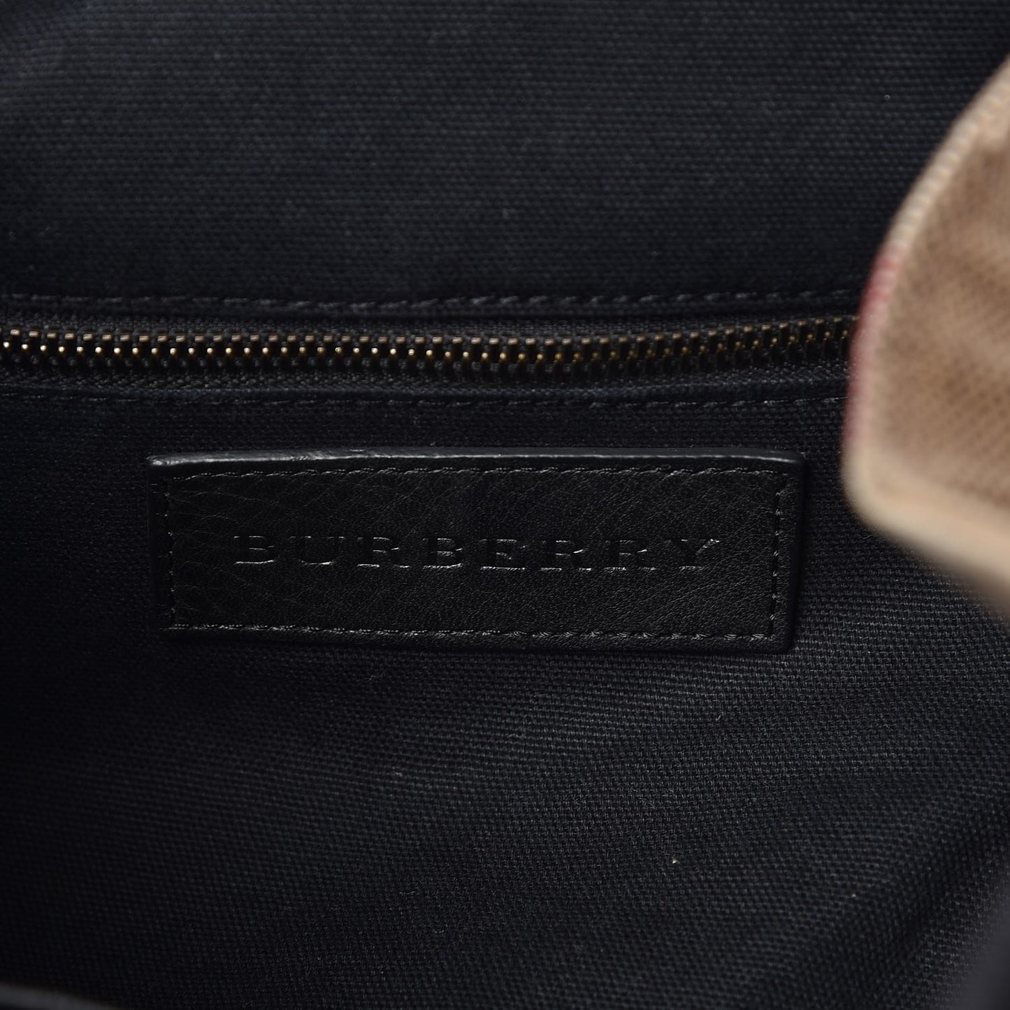 Canvas Mega Check Korbin Backpack Camel