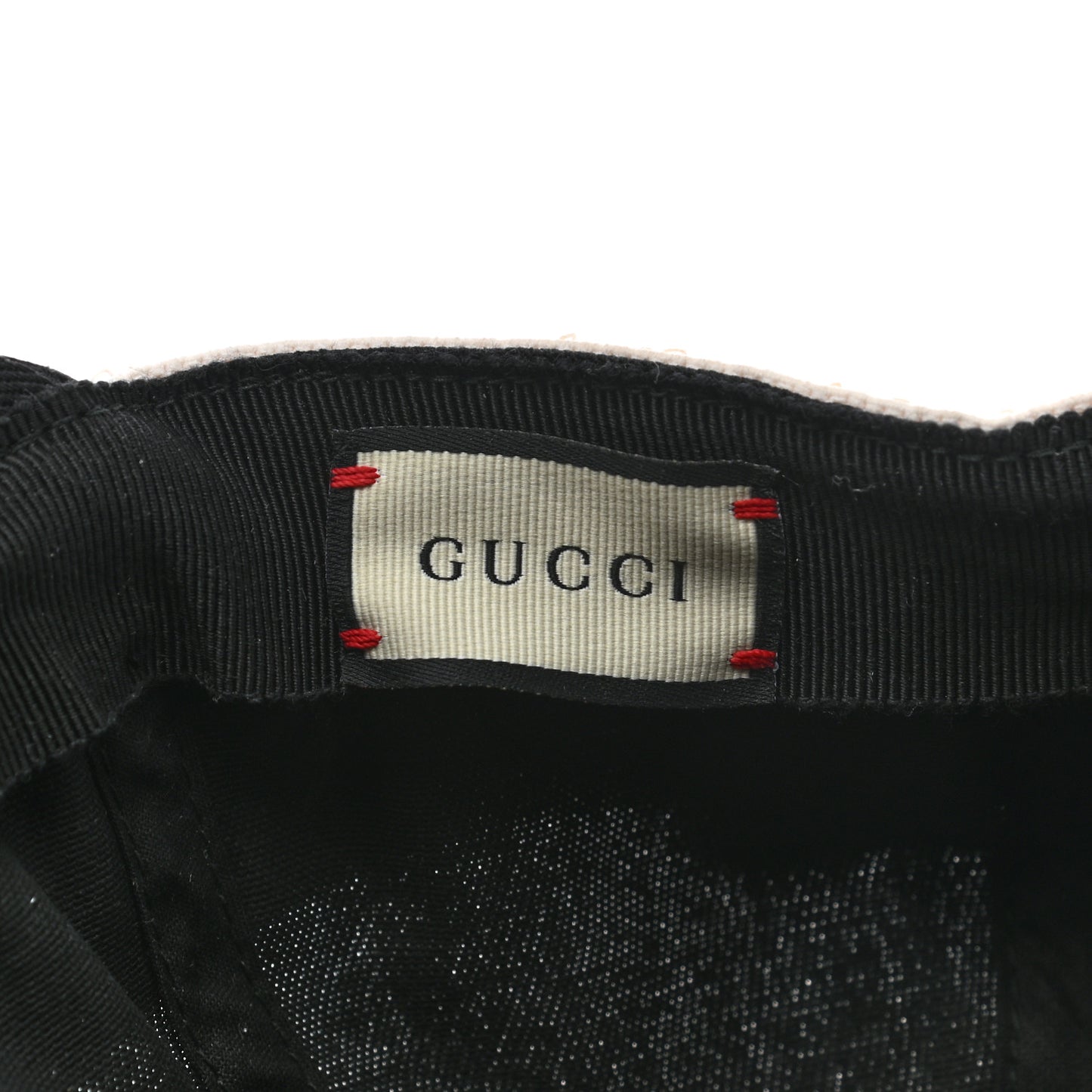 Gabardine Gucci Headband Baseball Hat L Black