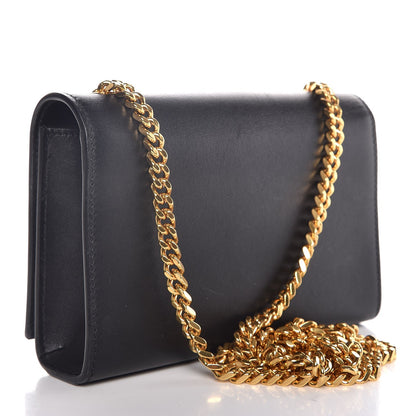 Saint Laurent Calfskin Small Classic Monogram Kate Tassel Satchel Black 3 of 8