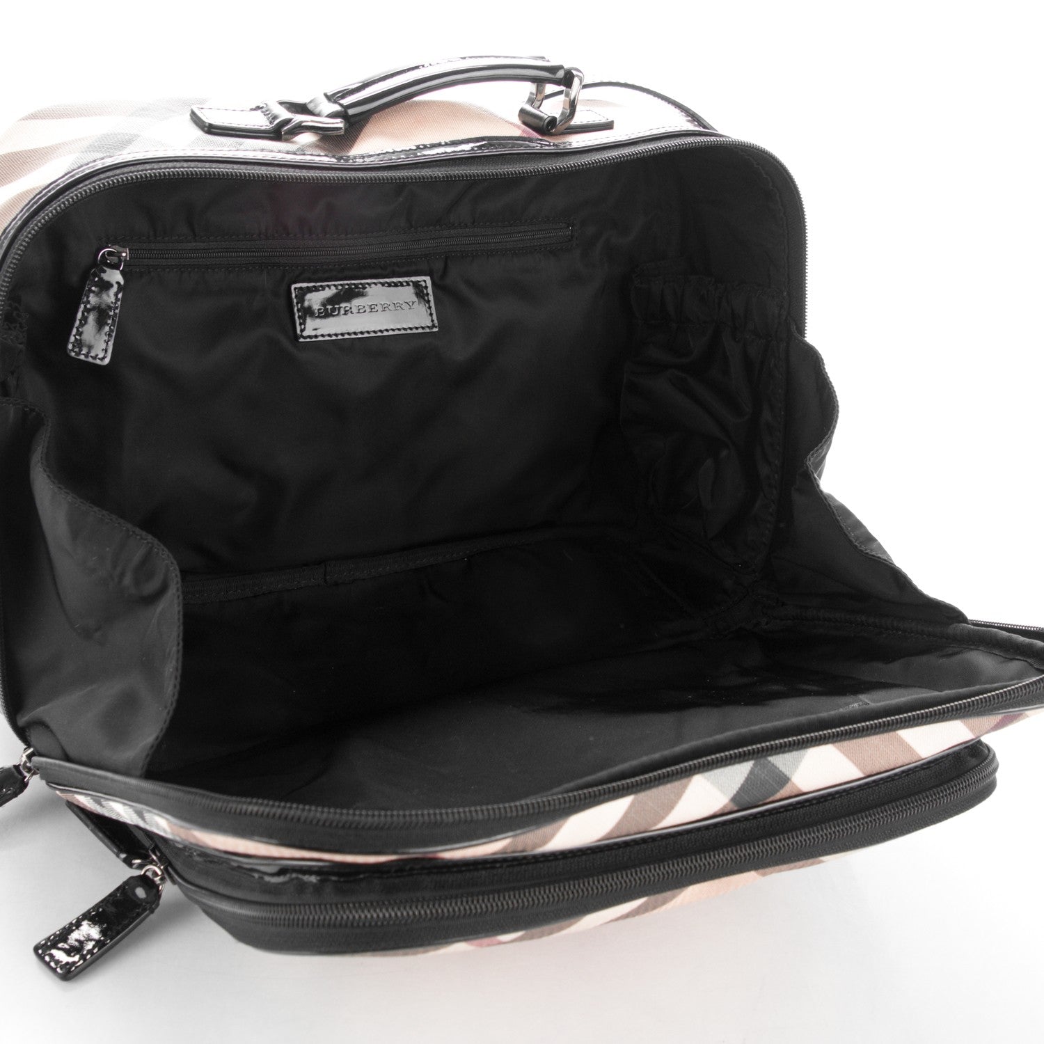 Burberry Supernova Check Diaper Bag Black 5 of 9
