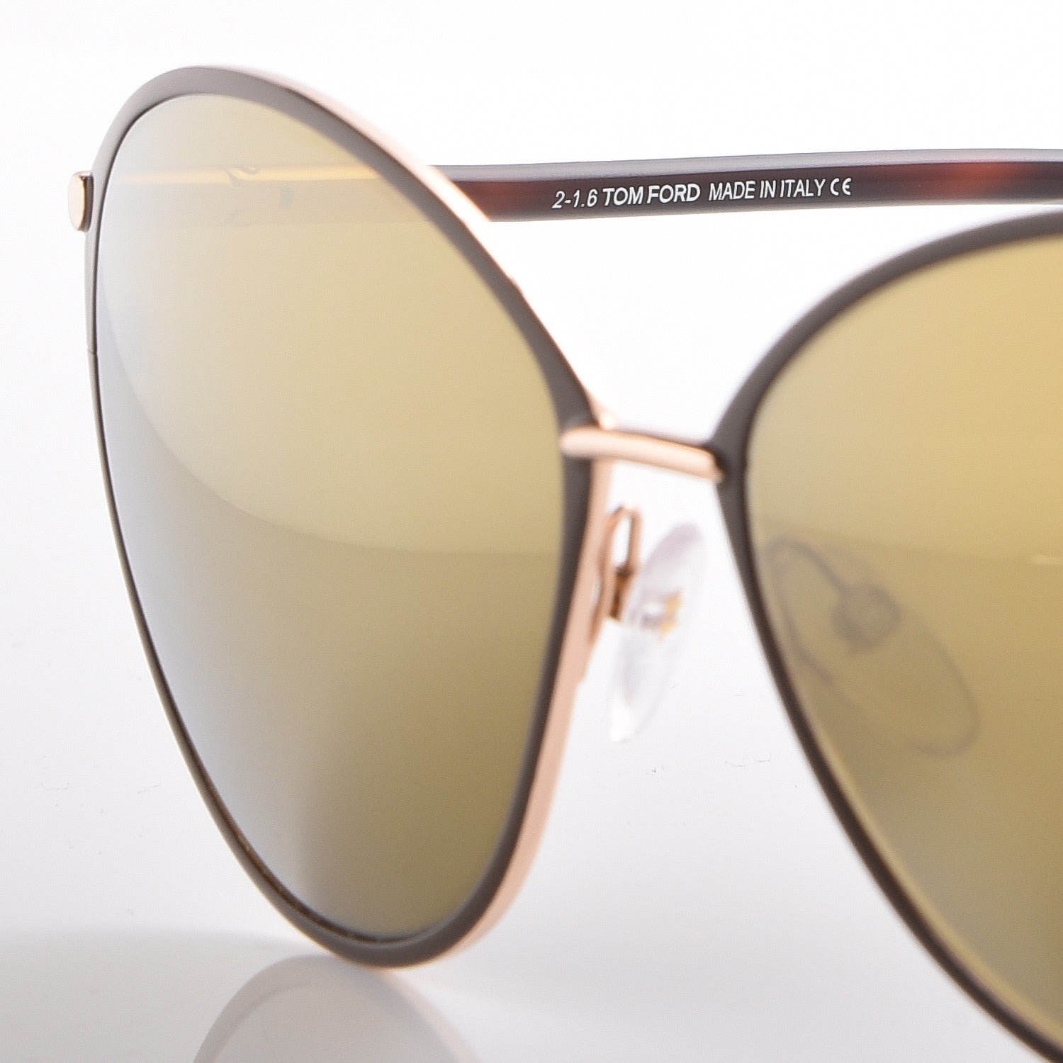 Tom Ford Penelope Vintage Round Sunglasses TF320 Brown 5 of 7