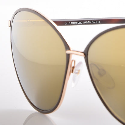 Tom Ford Penelope Vintage Round Sunglasses TF320 Brown 5 of 7