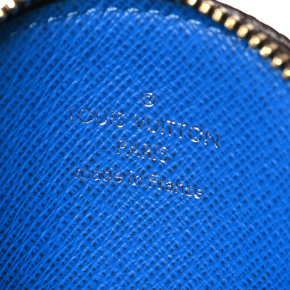 Louis Vuitton Monogram 2019 Christmas Animation Round Coin Purse Blue 6 of 7