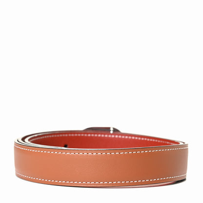 Hermes Swift Epsom 24mm Rivage Belt 80 Gold Rouge Casaque 2 of 5