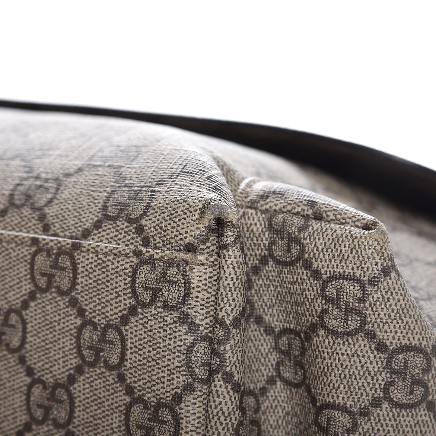 GG Plus Monogram Messenger Diaper Bag Dark Brown