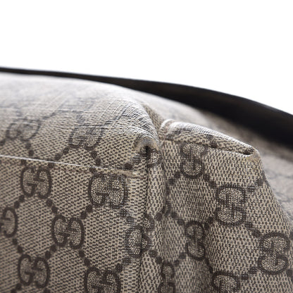 Gucci GG Plus Monogram Messenger Diaper Bag Dark Brown 10 of 13