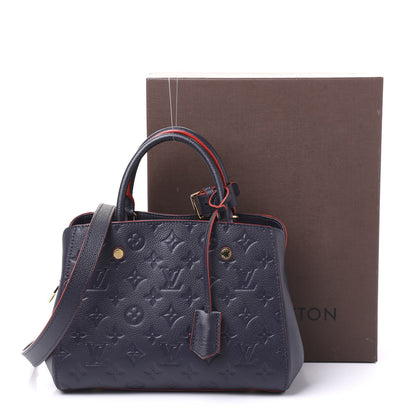 Louis Vuitton Empreinte Montaigne BB Marine Rouge 10 of 10