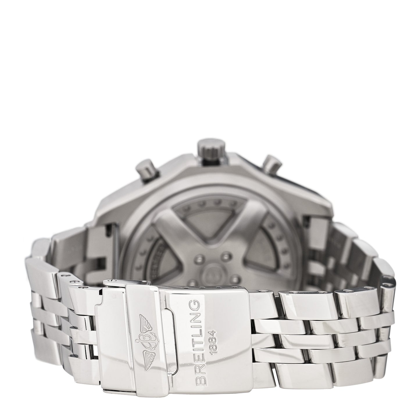Stainless Steel 49mm Bentley 6.75 Chronograph Automatic Watch Brown A44362