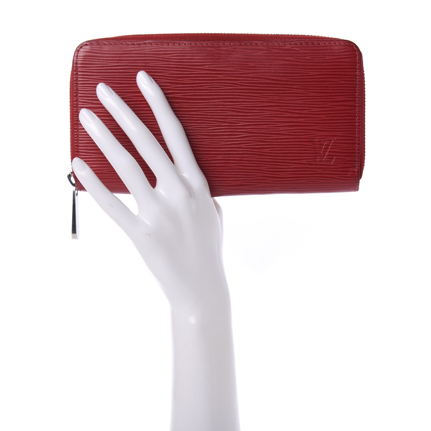 Louis Vuitton Epi Zippy Wallet Rubis 2 of 9