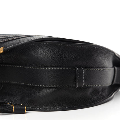 Chloe Calfskin Medium Marcie Round Crossbody Bag Black 7 of 10
