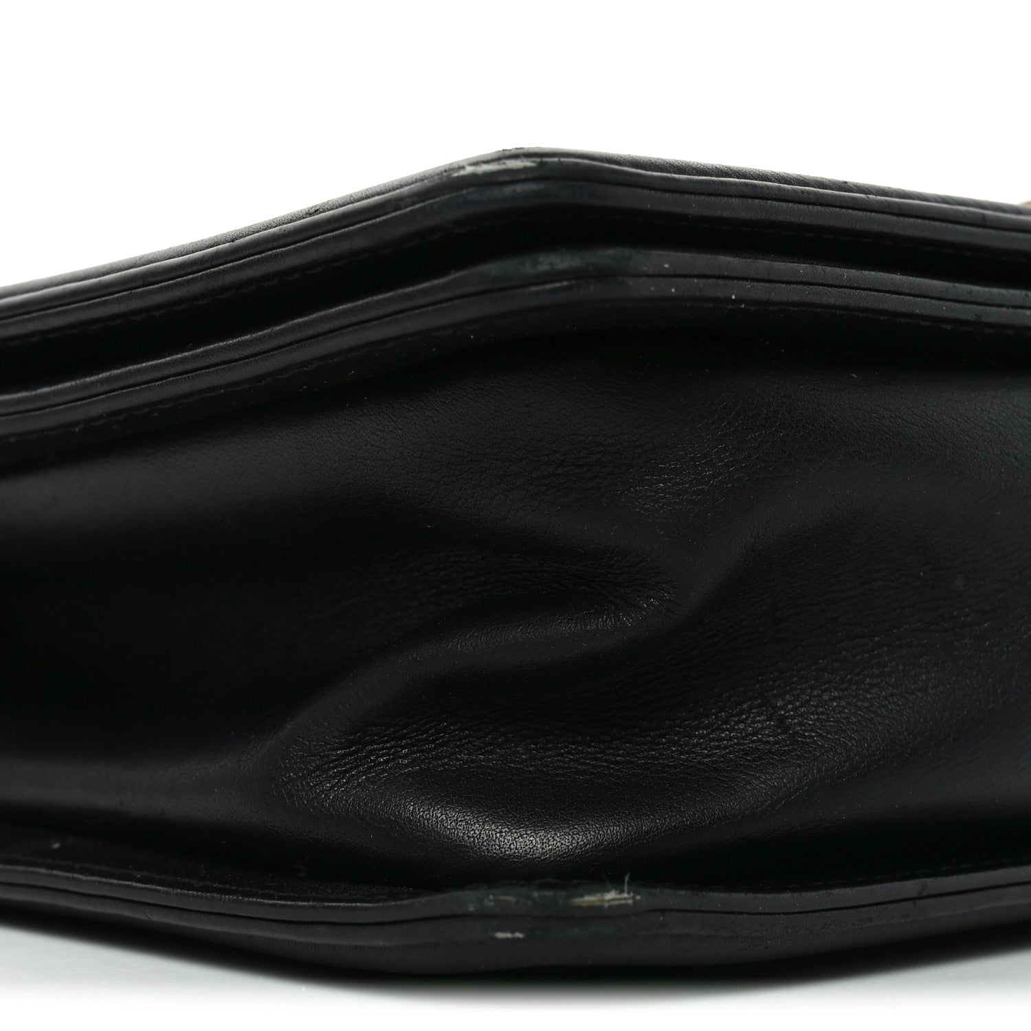Chanel Lambskin Chevron Quilted Medium Boy Flap Black 9 of 10