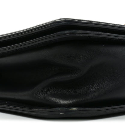 Chanel Lambskin Chevron Quilted Medium Boy Flap Black 9 of 10