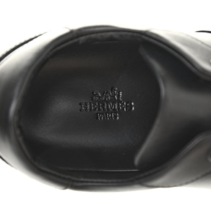 Hermes Calfskin Day Sneakers 38 Black 6 of 6