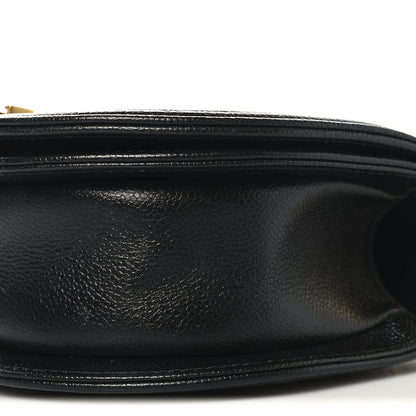 Chanel Caviar Quilted Small Boy Messenger Bag Black 10 of 11