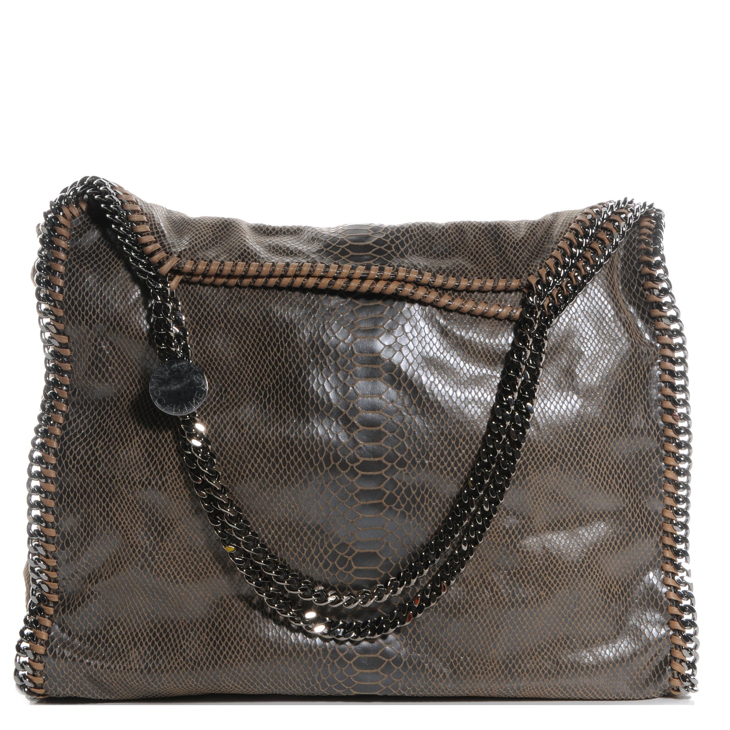 Faux Python Large Falabella Tote