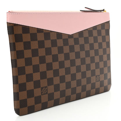 Louis Vuitton Damier Ebene Daily Pouch Rose Poudre 3 of 7