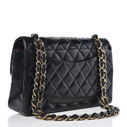 Chanel Lambskin Quilted Small Double Flap Black 3 of 14