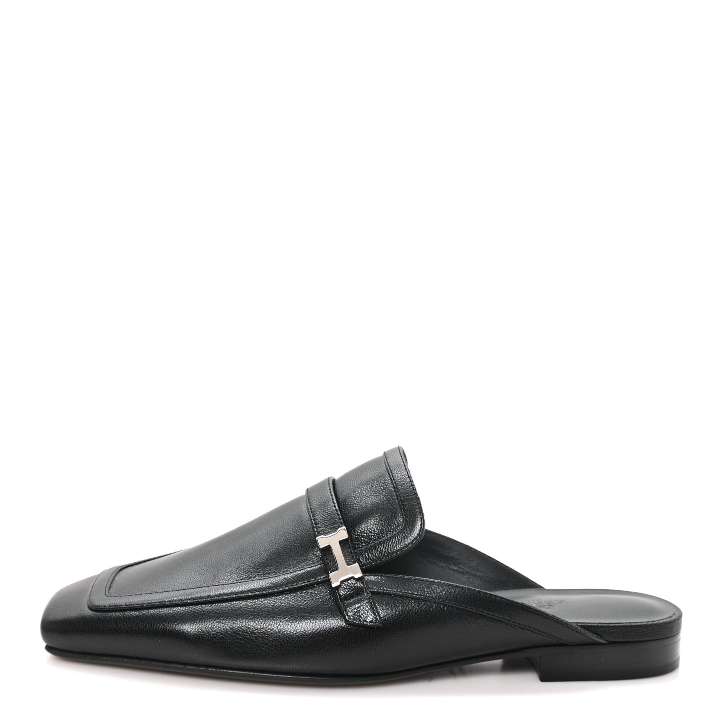 Goatskin Groupie Mules 37 Black