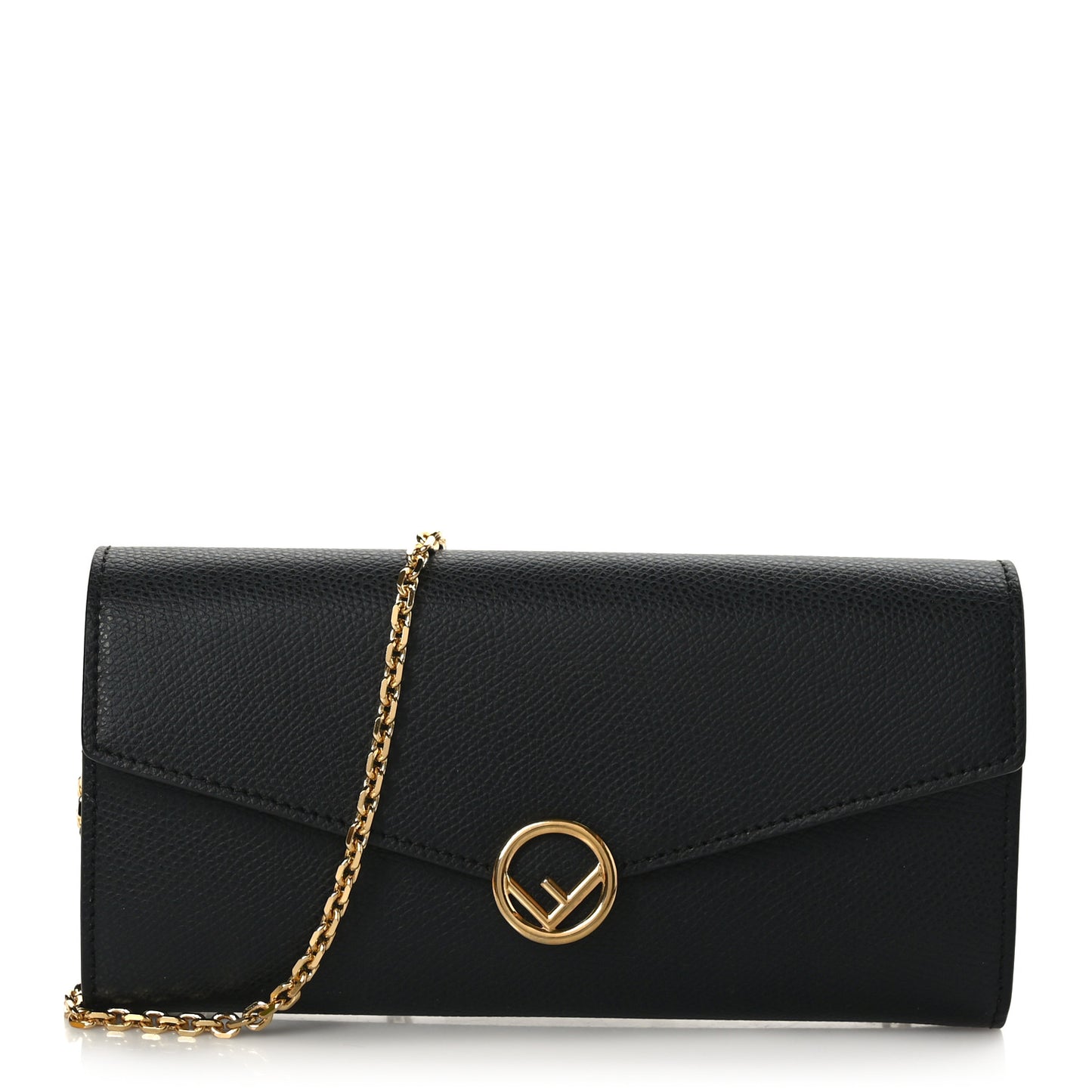 Vitello Cruise F is Fendi Continental Envelope Wallet On Chain Black