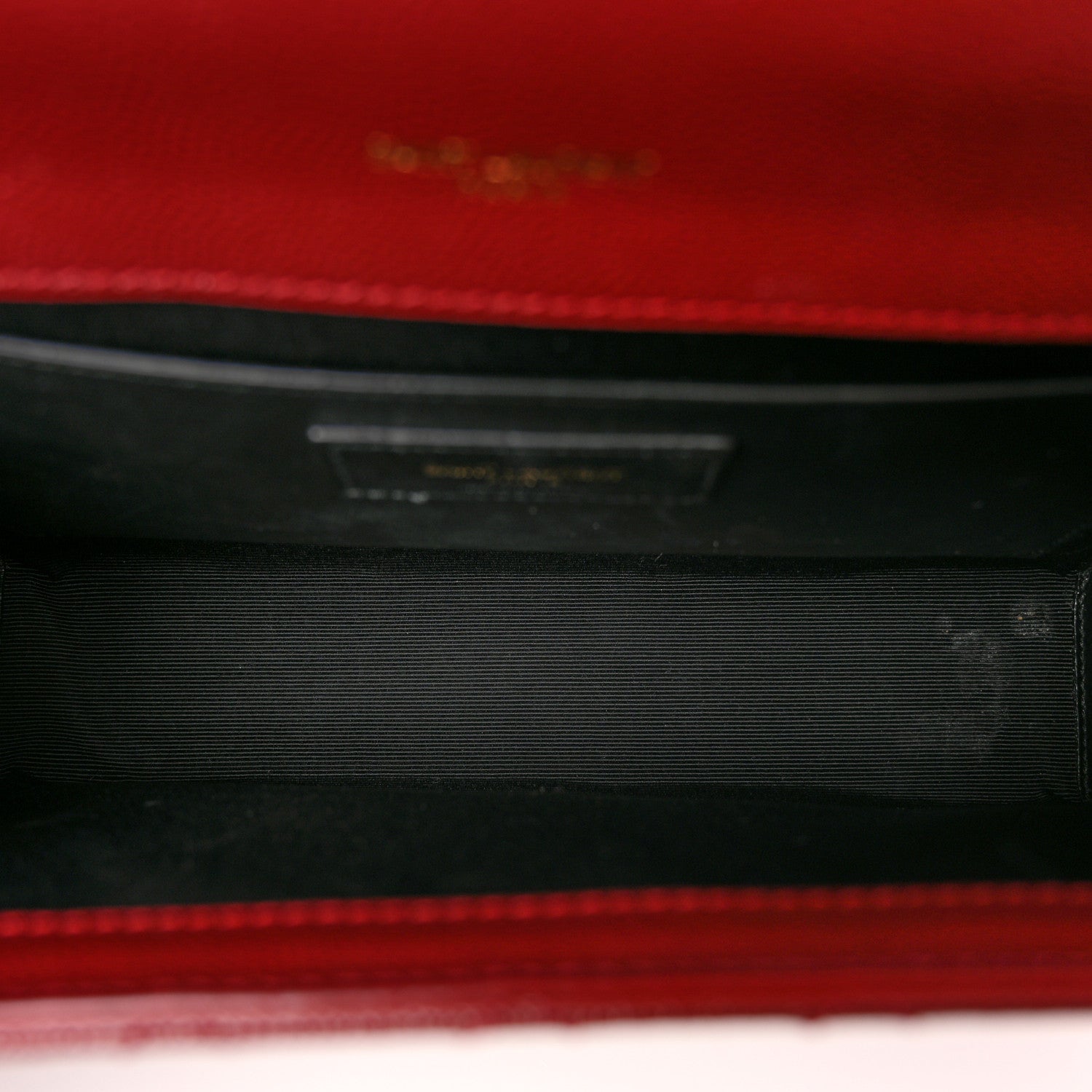 Saint Laurent Grain De Poudre Textured Mixed Matelasse Triquilt Medium Monogram Satchel Oxblood 5 of 10