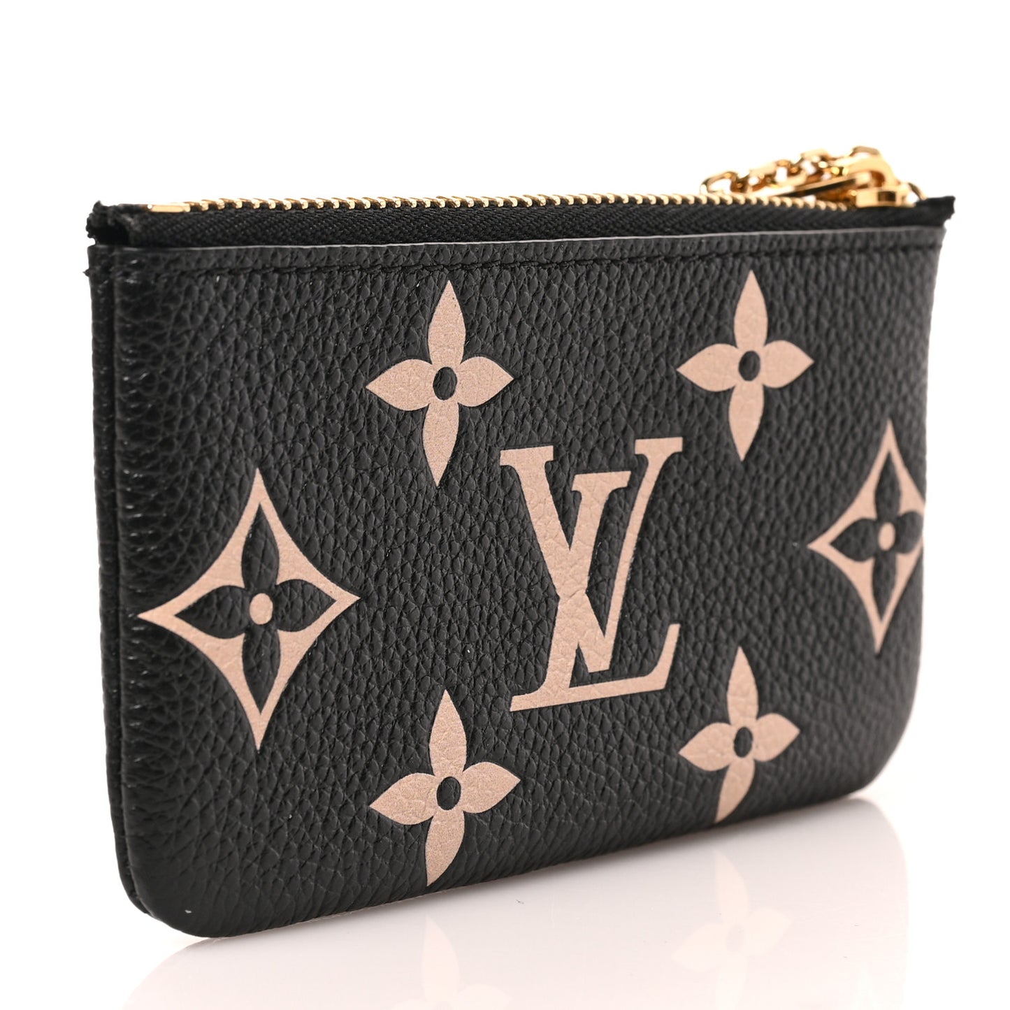Empreinte Monogram Giant Key Pouch Black Beige