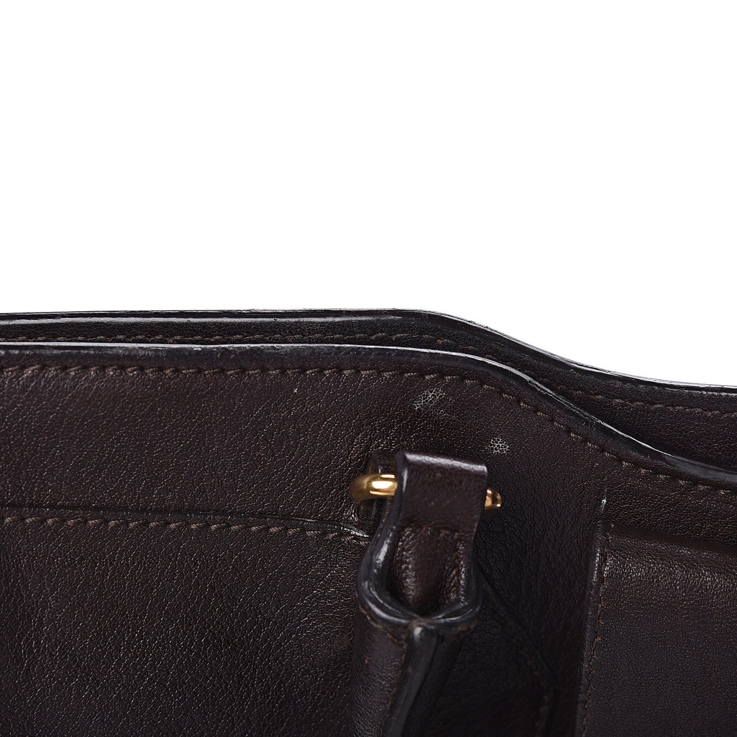 Saint Laurent Sheepskin Small Cabas ChYc Dark Brown 6 of 23