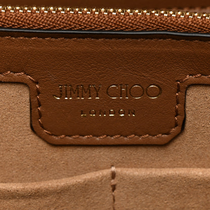 Jimmy Choo Calfskin Medium Varenne Top Handle Satchel Tan 8 of 12