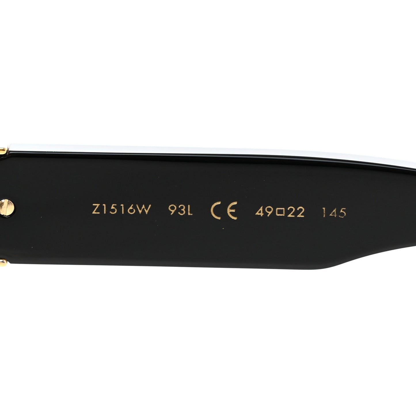 Acetate Square Sunglasses Z1516W Black