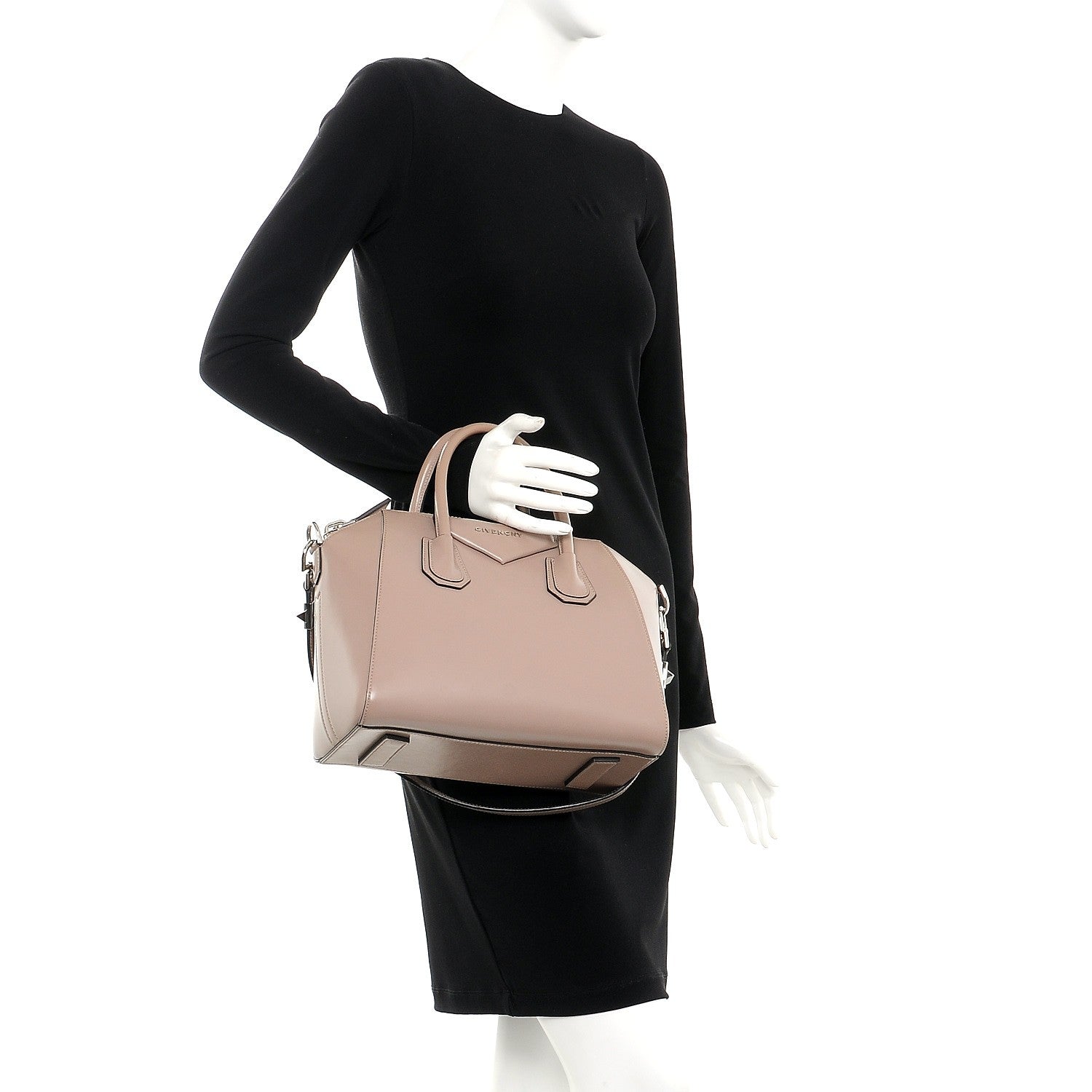 Givenchy Shiny Lord Calfskin Small Antigona Linen 3 of 9