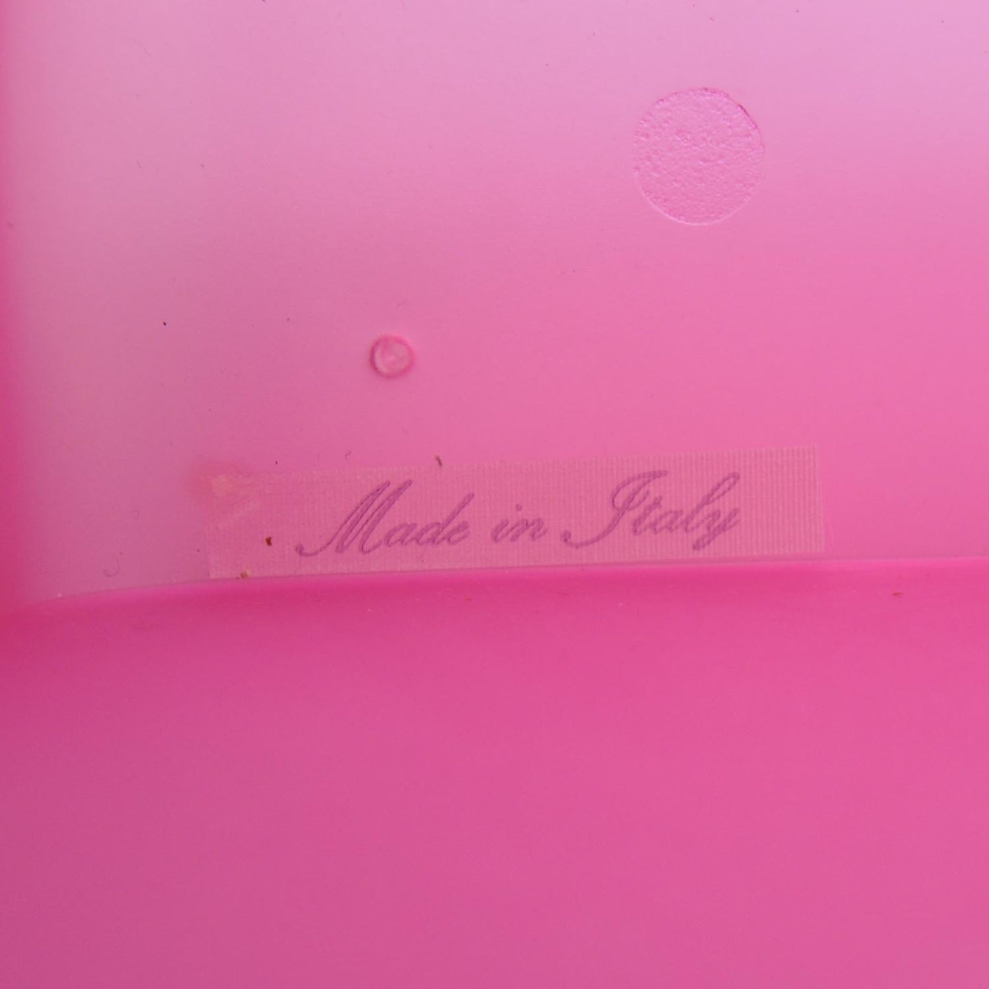 Jelly Rubber Small Tote Pink