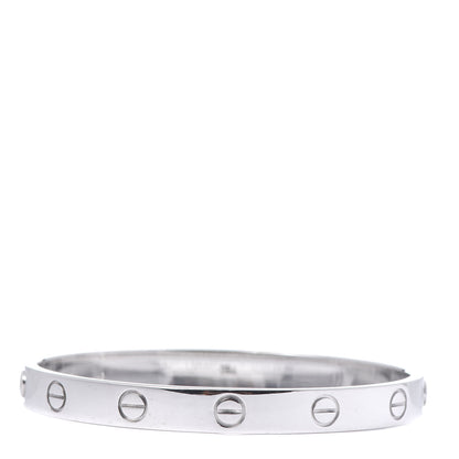 Cartier 18K White Gold LOVE Bracelet 16 3 of 8