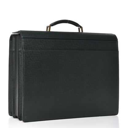 Louis Vuitton Taiga Briefcase Pilot Case Oural Epicea 3 of 12