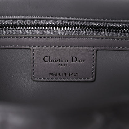 Christian Dior Calfskin Macrocannage Medium Caro Bag Iron Grey 6 of 14