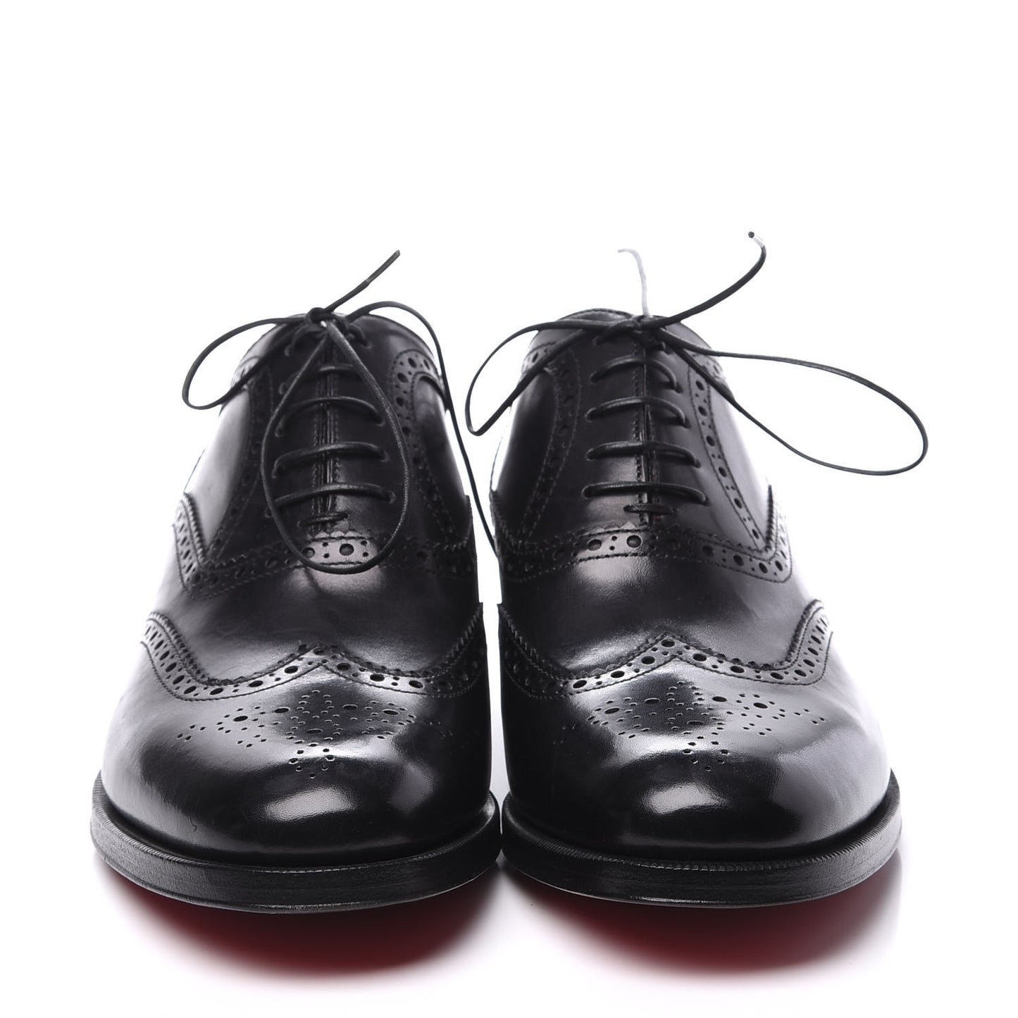 Calfskin Mens Education Flat Oxfords 39.5 Black