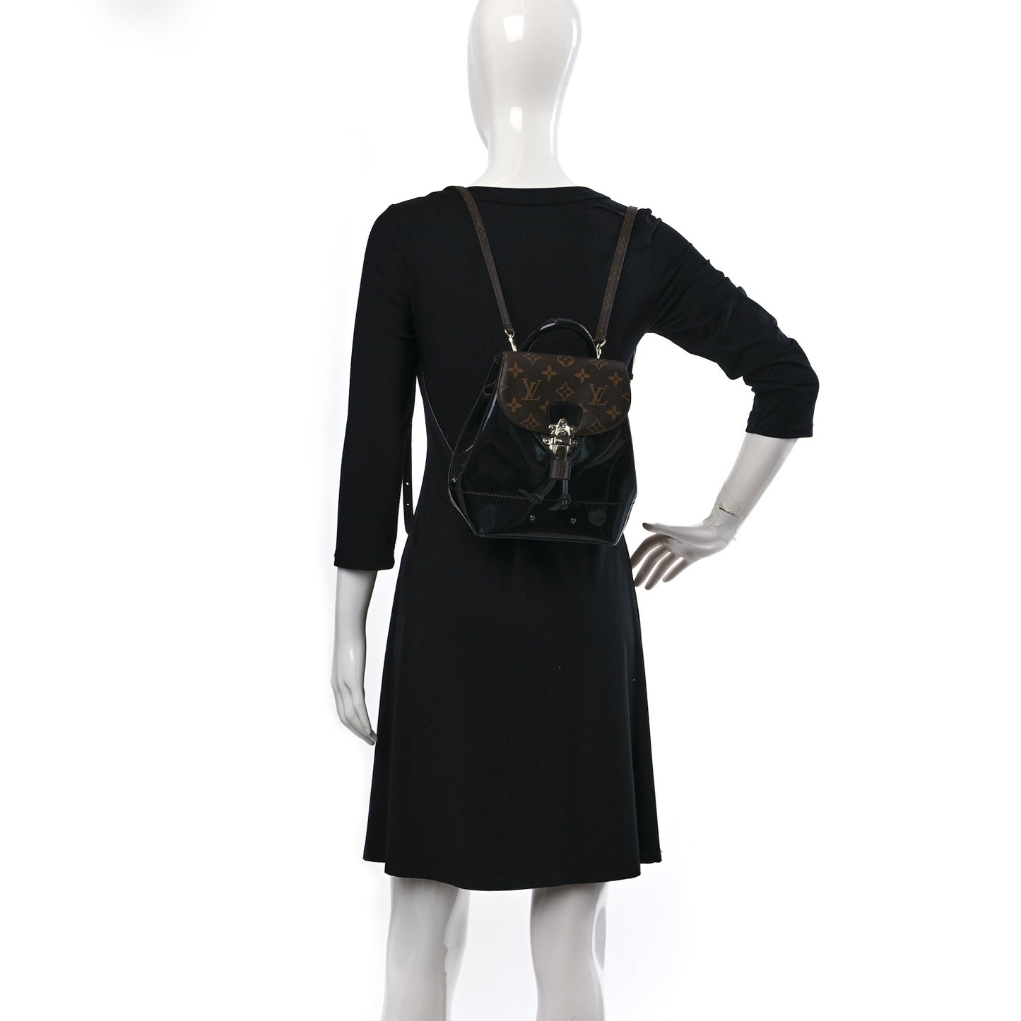 Patent Monogram Hot Springs Backpack Black