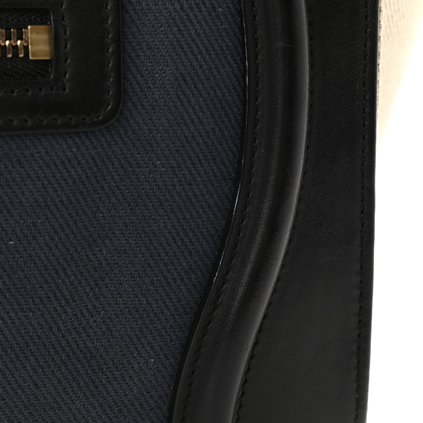 Canvas Smooth Calfskin Micro Tri-Color Luggage Ink