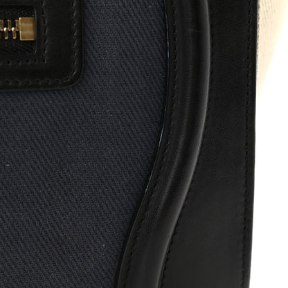 Celine Canvas Smooth Calfskin Micro Tri-Color Luggage Ink 9 of 13