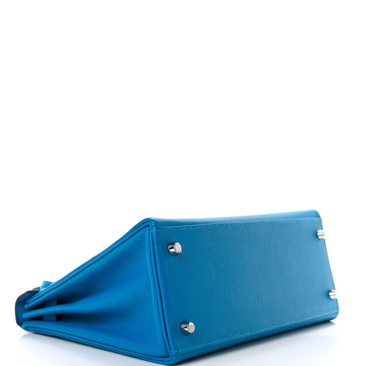 Hermes Evercolor Kelly Retourne 28 Bleu Hydra 3 of 10