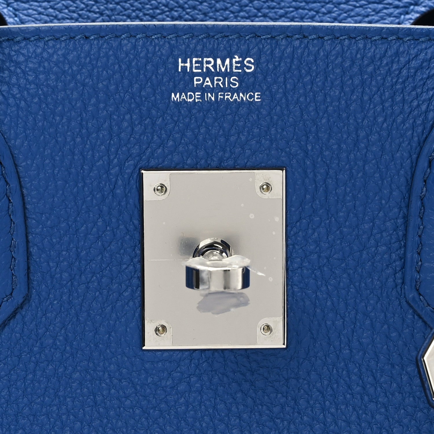 Hermes Togo Birkin 30 Bleu France 6 of 12