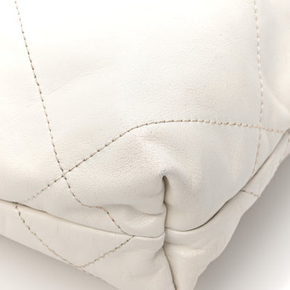 Chanel Shiny Calfskin Quilted Mini Chanel 22 White 12 of 13